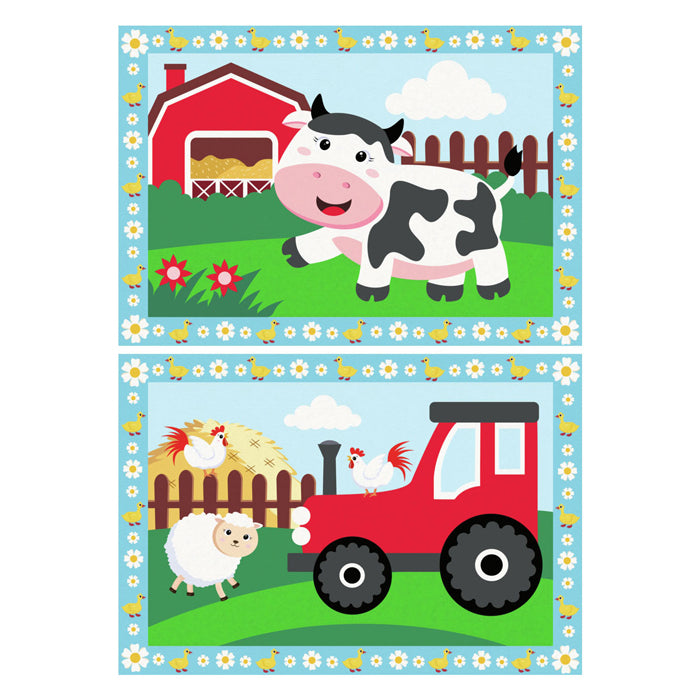 Ravensburger Creart Malen nach Zahlen – Traktor mit Landschaft