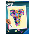 Ravensburger schilderen op nummer ravensburger creart schilderen op nummer - elephant