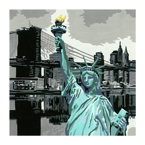 Ravensburger schilderen op nummer ravensburger creart new york city - schilderen op nummer voor volwassenen - hobbypakket
