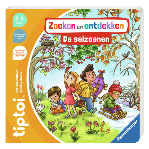 Ravensburger tiptoiâ® boek zoeken en ontdekken: de seizoenen