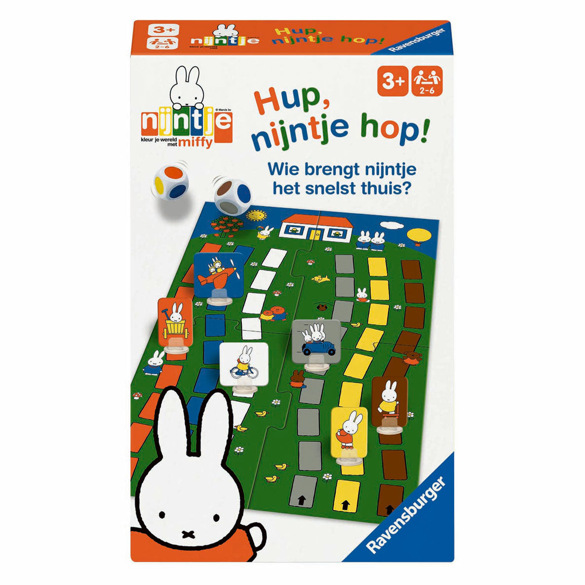 Ravensburger hup nijntje hop dobbelspel