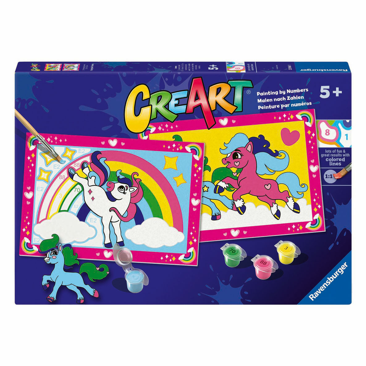 Ravensburger creart schilderen op nummer - eenhoorn