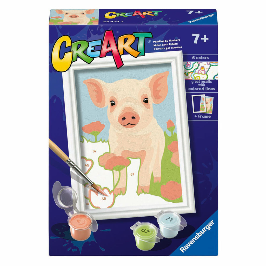Ravensburger creart schilderen op nummer - varken