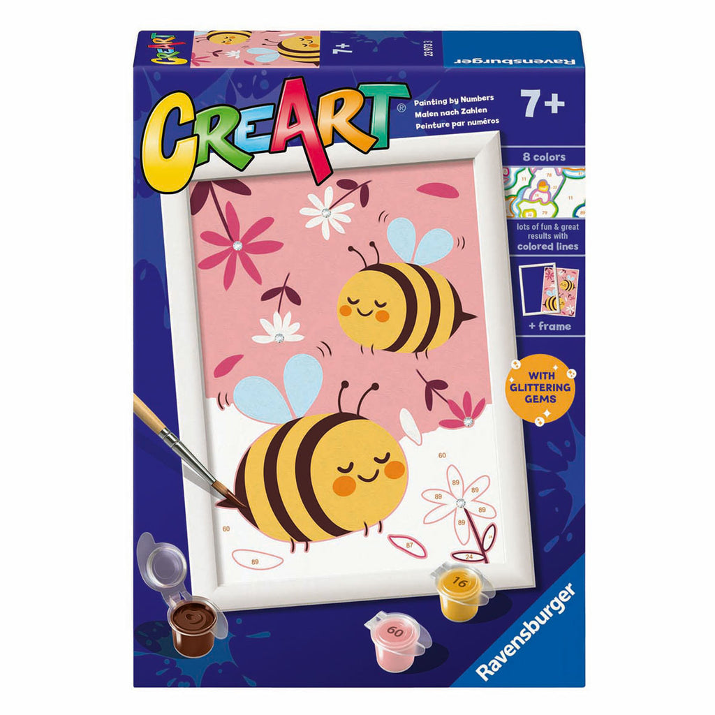 Ravensburger Creart Malen nach Zahlen – glückliche Bienen