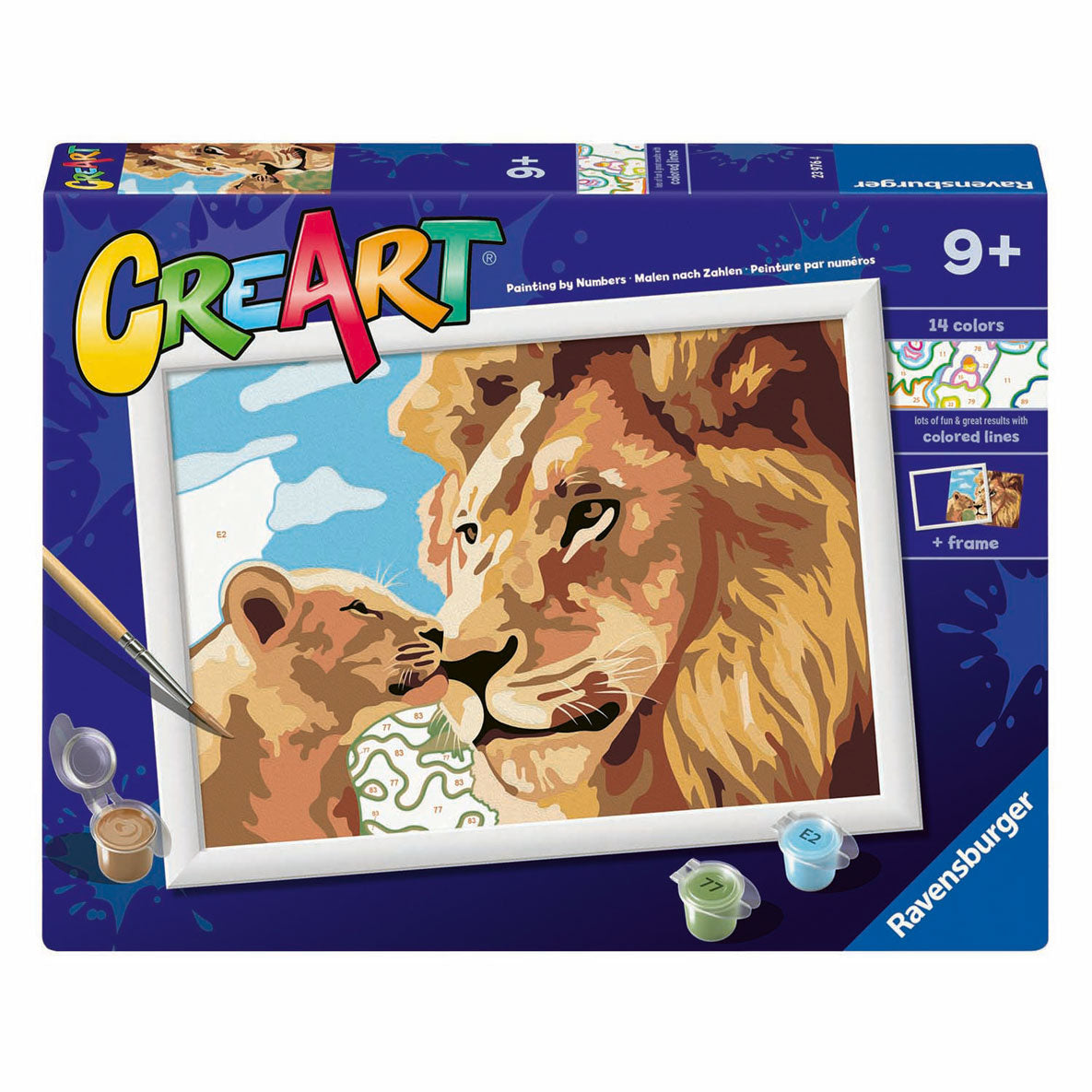 Ravensburger creart lion and baby