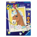 Ravensburger Creart Malen nach Zahlen – Pferd mit Blumen