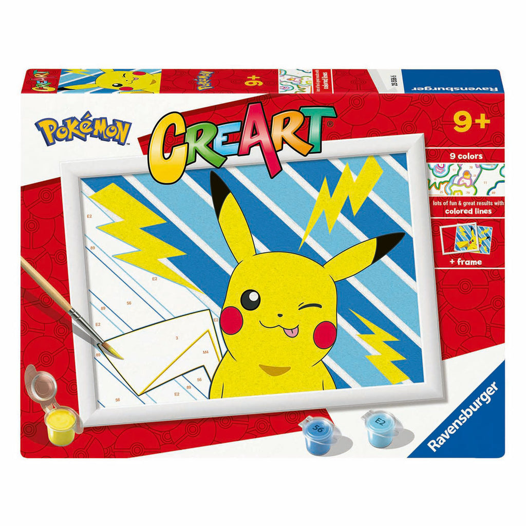 Ravensburger creart schilderen op nummer - pokémon pikachu