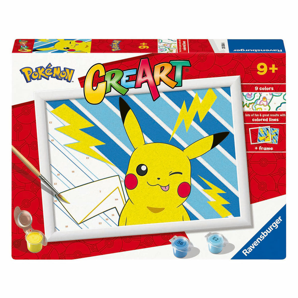 Ravensburger creart schilderen op nummer - pokémon pikachu