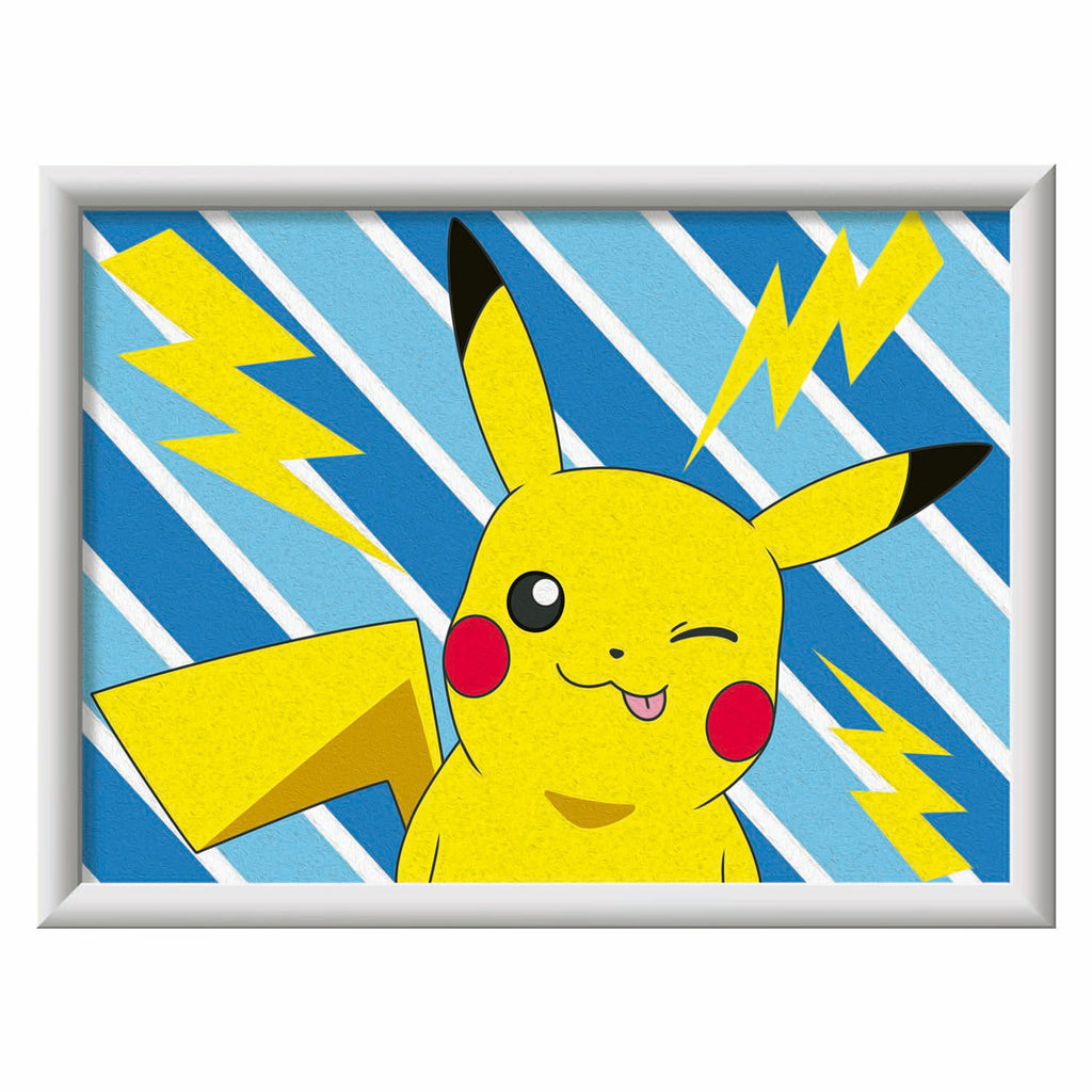 Ravensburger creart schilderen op nummer - pokémon pikachu