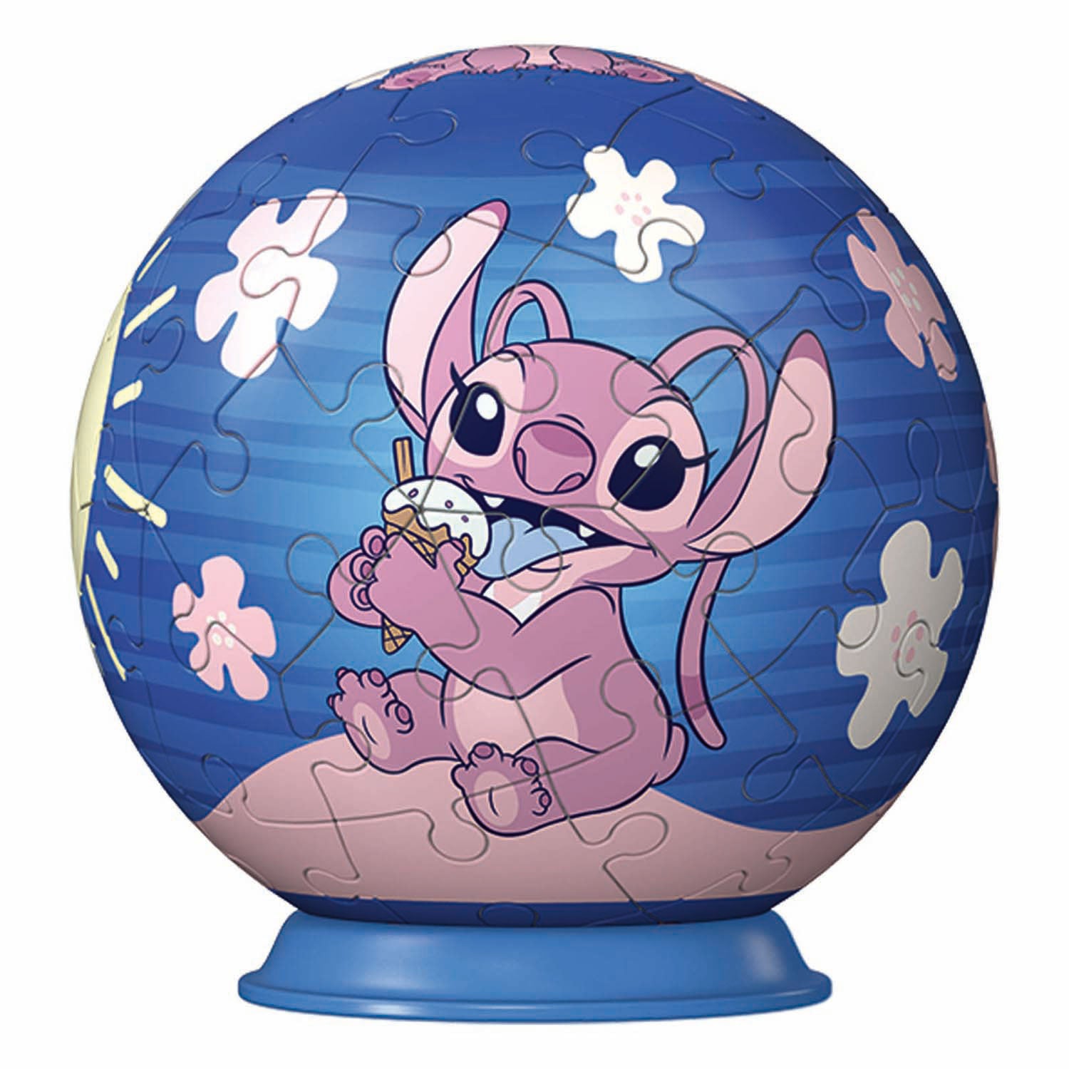 Ravensburger 3d puzzelbal stitch angel, 54st.