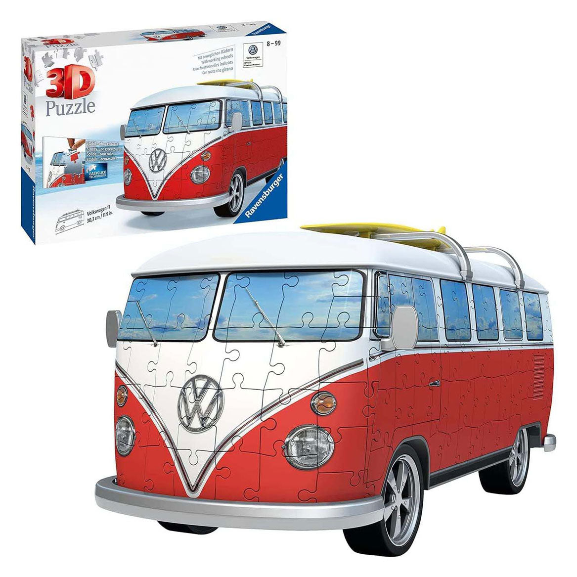 Ravensburger puzzel 3d volkswagen bulli t1