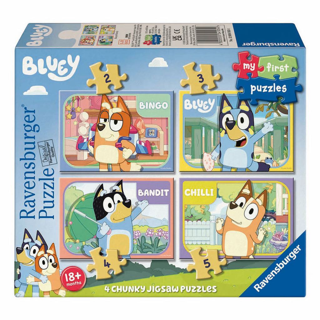 Ravensburger legpuzzel mijn eerste puzzels 4in1 bluey
