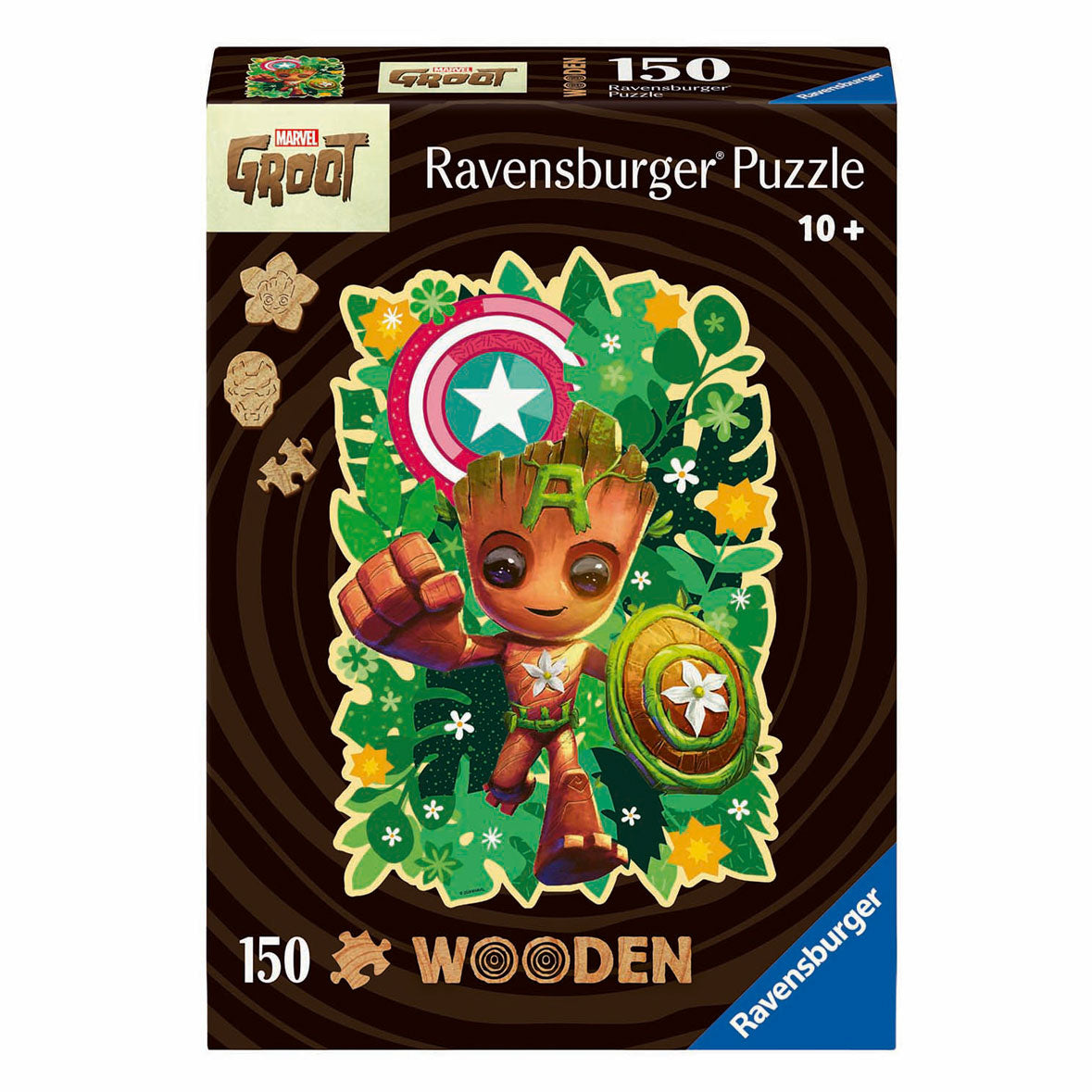 Ravensburger Holzpuzzle „Wunder groß“, 150 Teile.