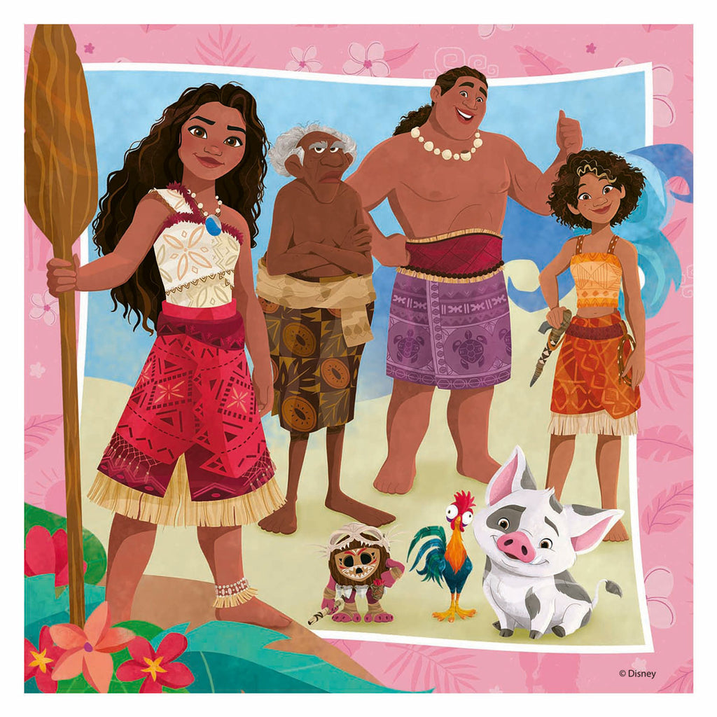 Ravensburger legpuzzel disney vaiana 2, 3x49st.