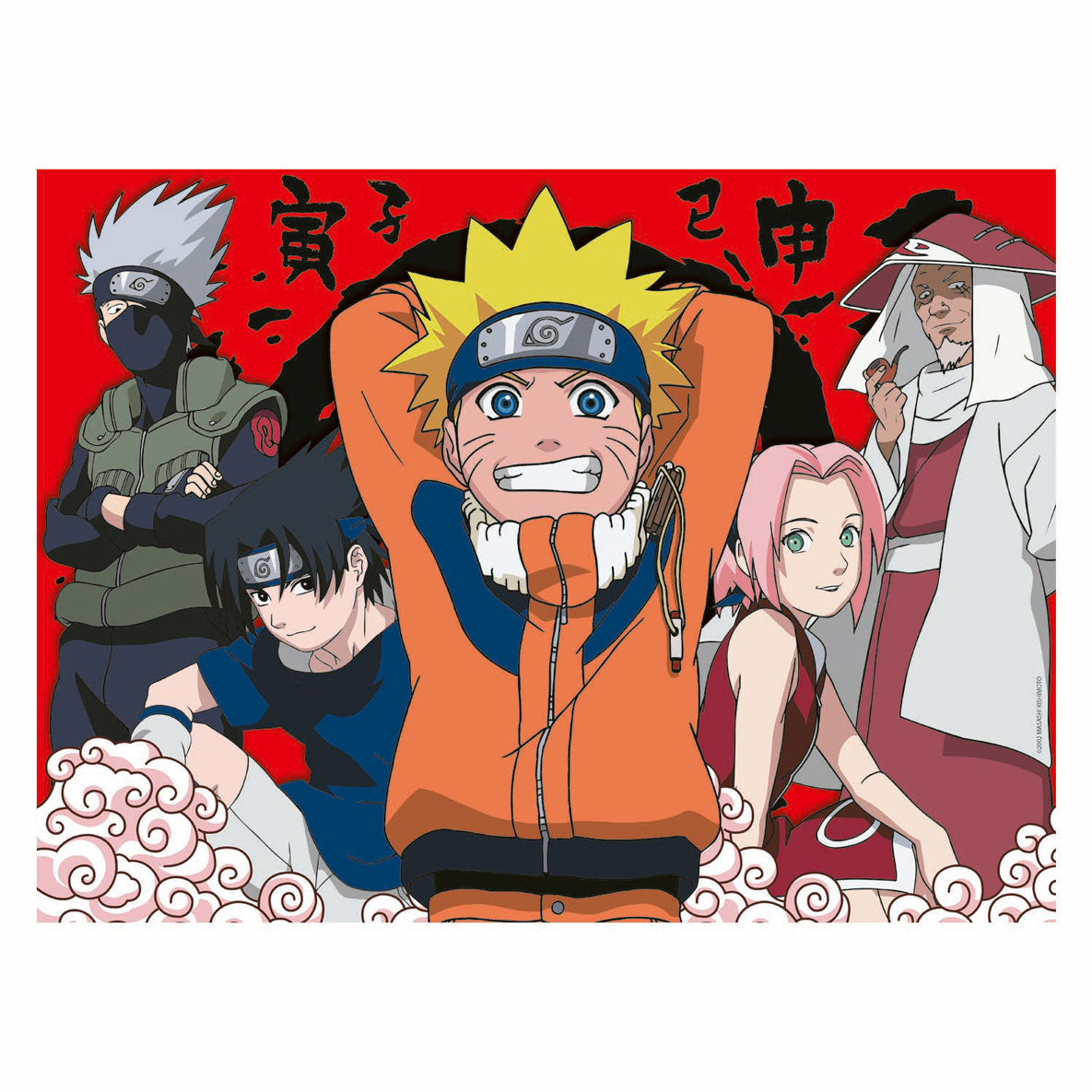 Ravensburger legpuzzel de avonturen van naruto, 300st.