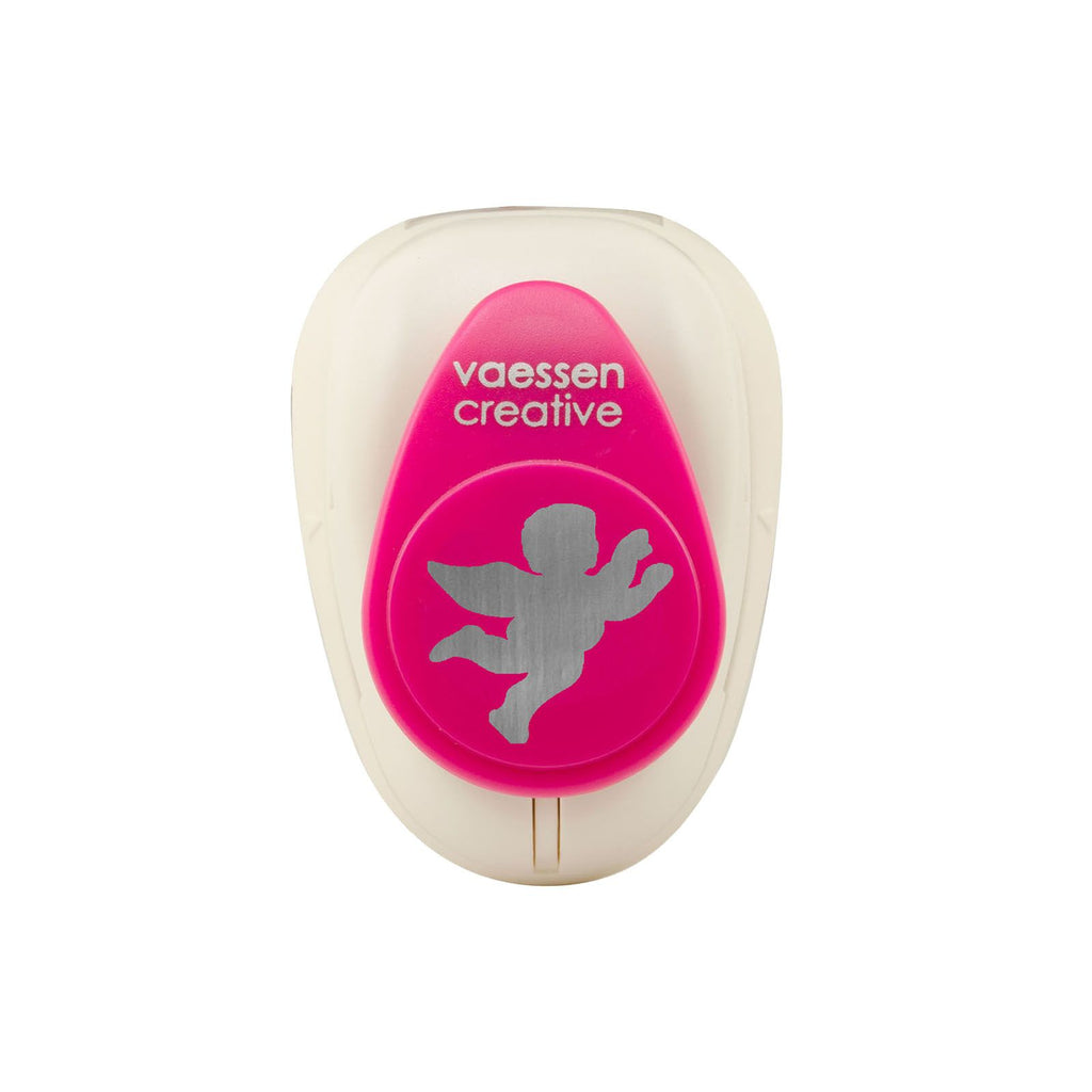 Vaessen creative pons - figuurpons - engel - 2,4 x 2,1 cm