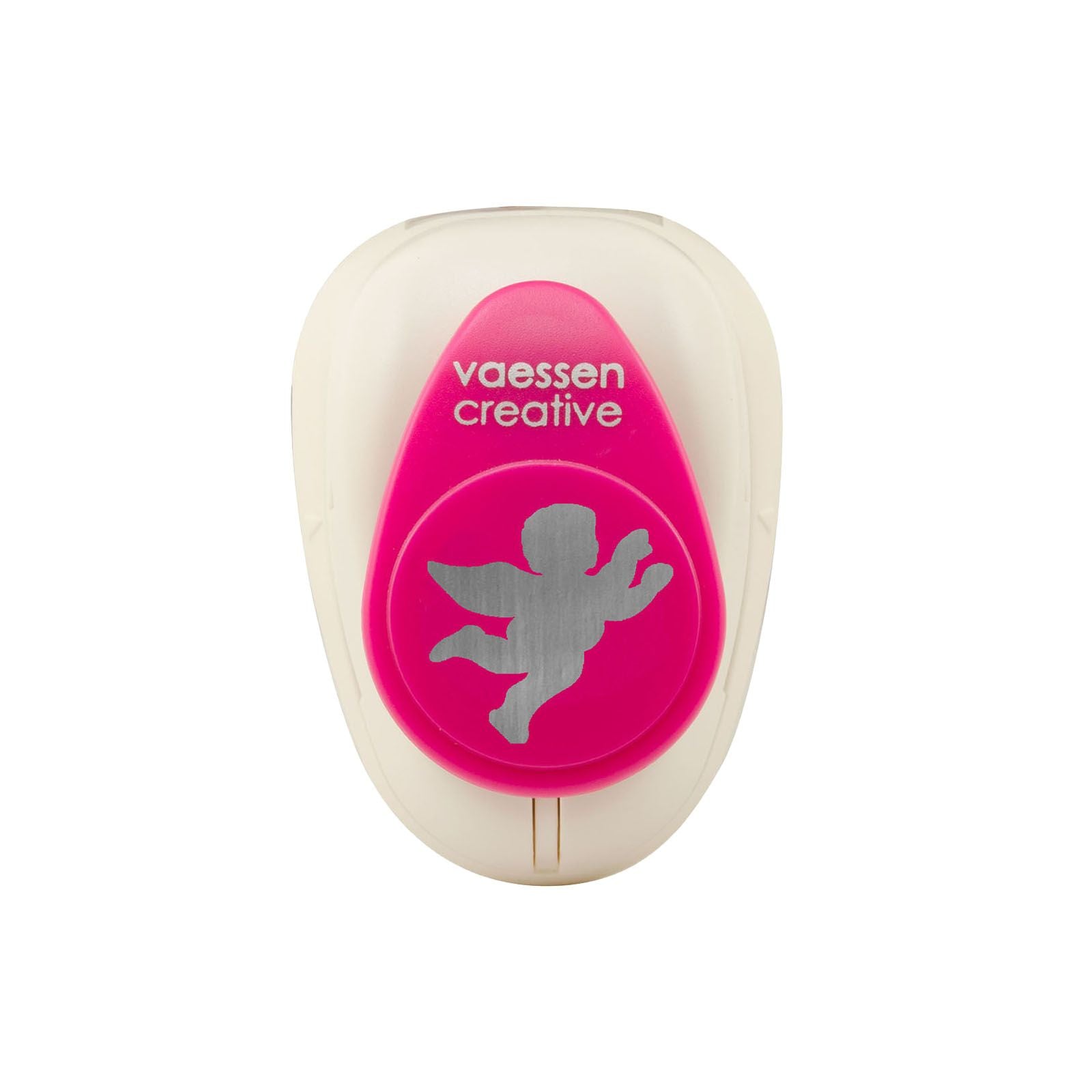 Vaessen creative pons - figuurpons - engel - 2,4 x 2,1 cm