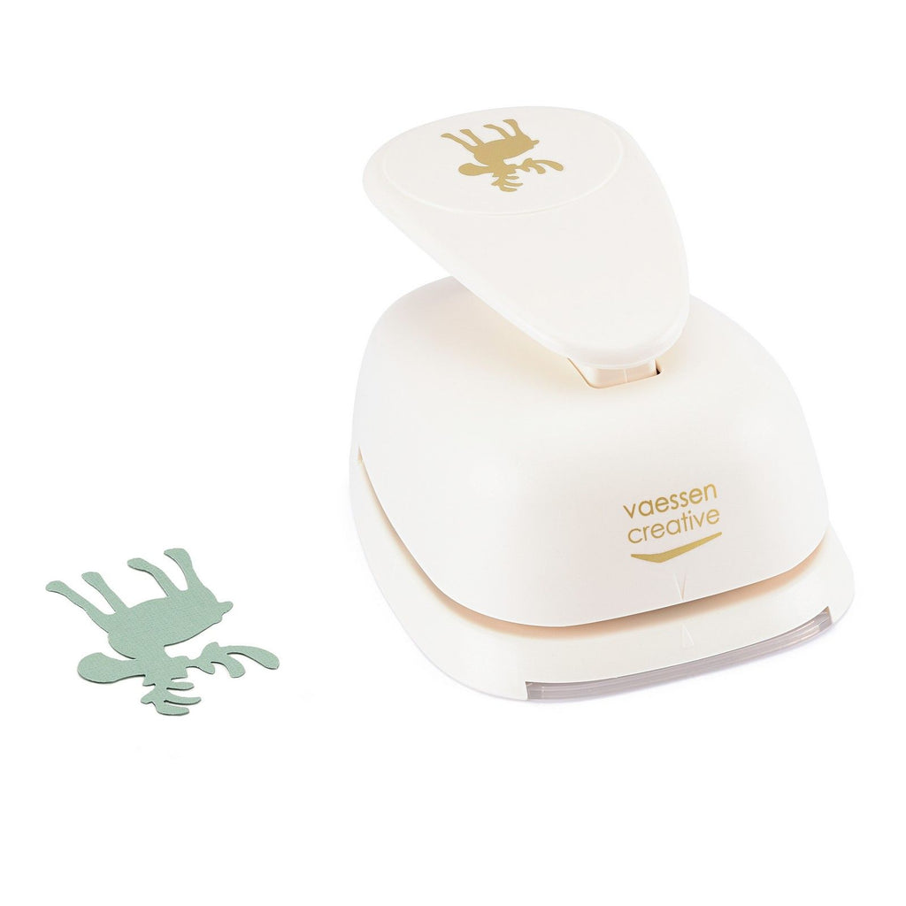 Vaessen creative pons - figuurpons - eland - 4,6 x 6,8 cm