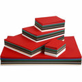 Kerst karton, a2,a3,a4,a5,a6, 180 gr, diverse kleuren, 1800 div vellen 1 doos
