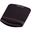 Muismat met polssteun fellowes plush touch zwart