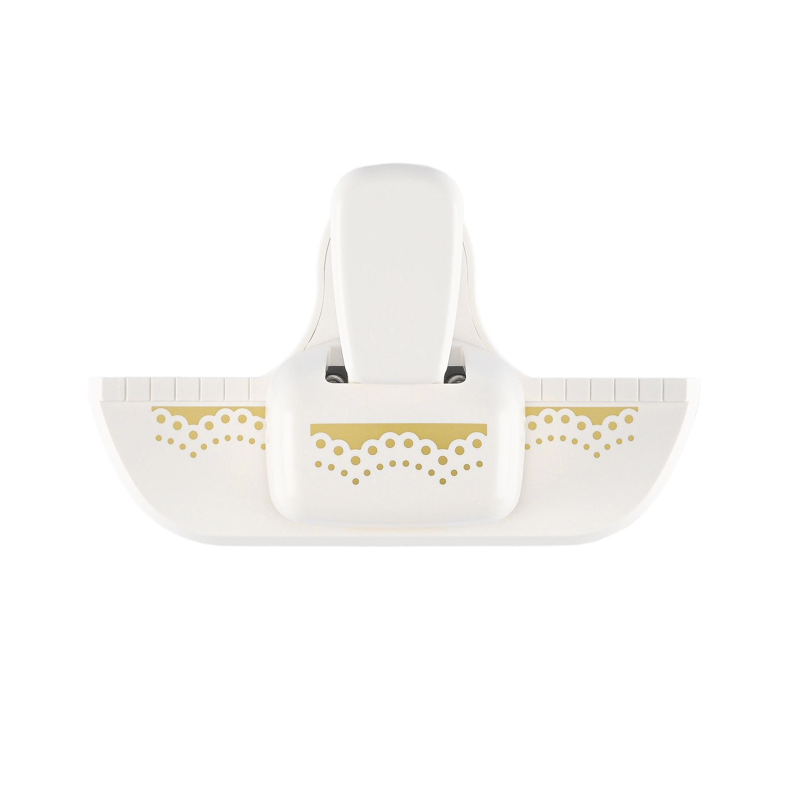 Vaessen creative pons - randpons kanten rand - 1,5 x 4,3 cm - ivoor