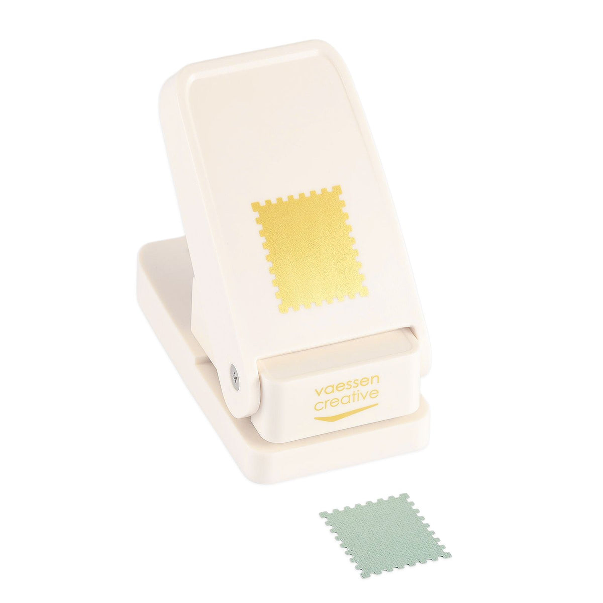 Vaessen creative heavy-duty figuurpons - pons postzegel - 3,8 x 3,2 cm