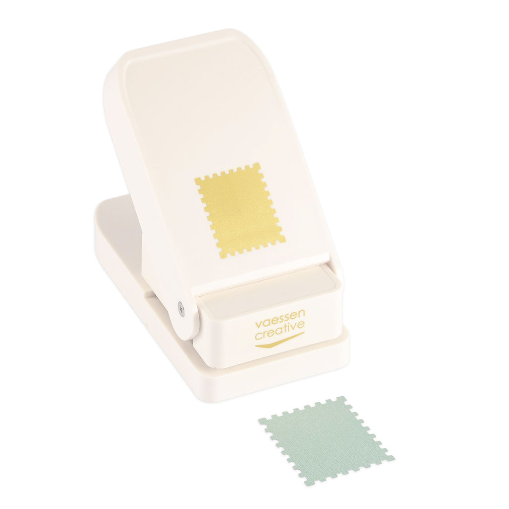 Vaessen creative heavy-duty figuurpons - pons postzegel - 5,3 x 6,4 cm