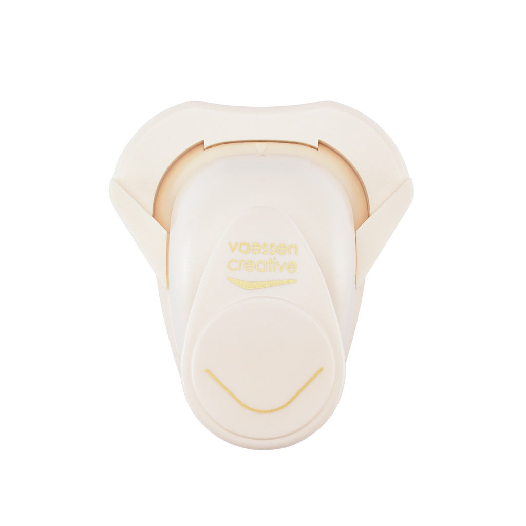 Vaessen creative hoekpons - figuurpons - rond hoekornament - 9,6 x 25 mm