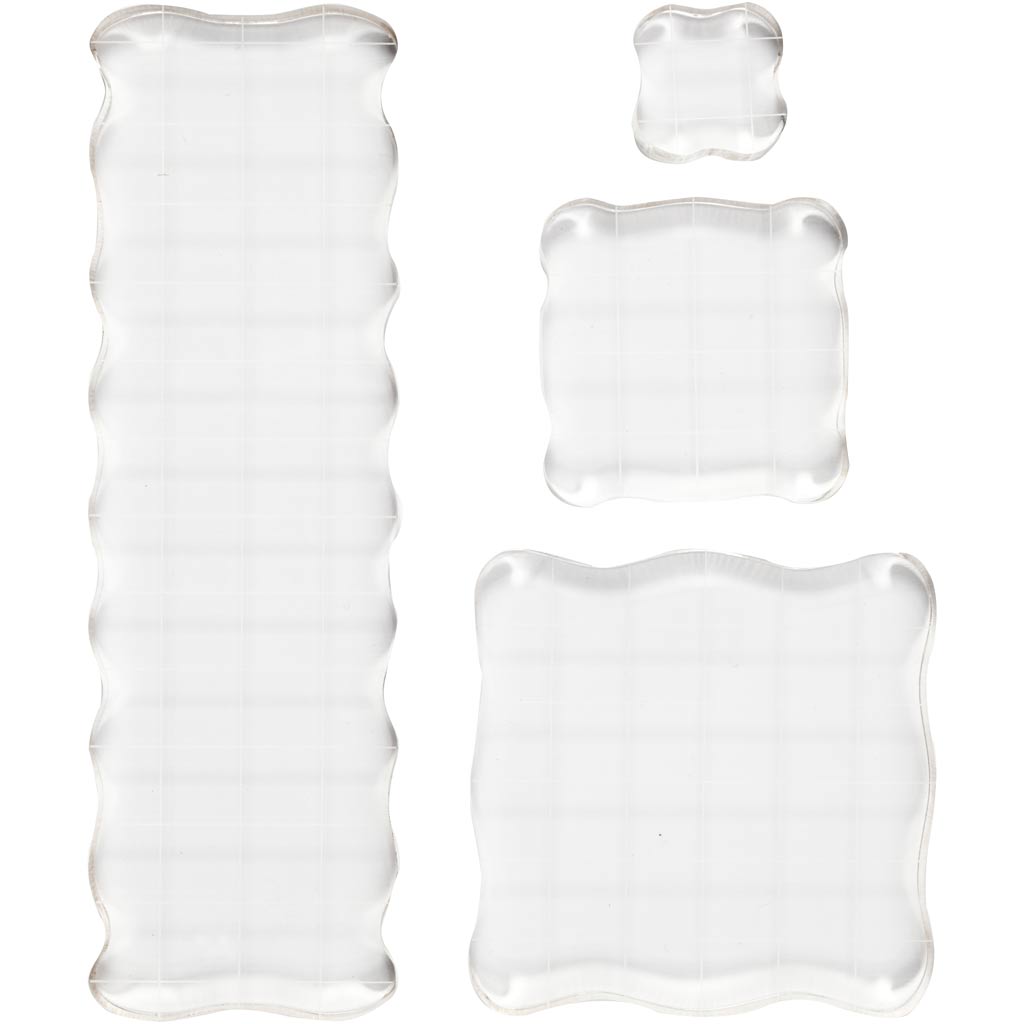 Creativ company stempelblok set, 4st.