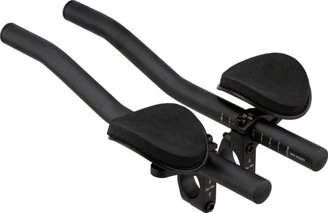 Bbb cycling opzetstuur racefiets - lichtgewicht ligstuur - verstelbaar opzetstuur met armsteun - tijdritstuur - triathlon stuur - compatibel met 25.4 of 31.8mm fietsstuur - aerolight bhb-58