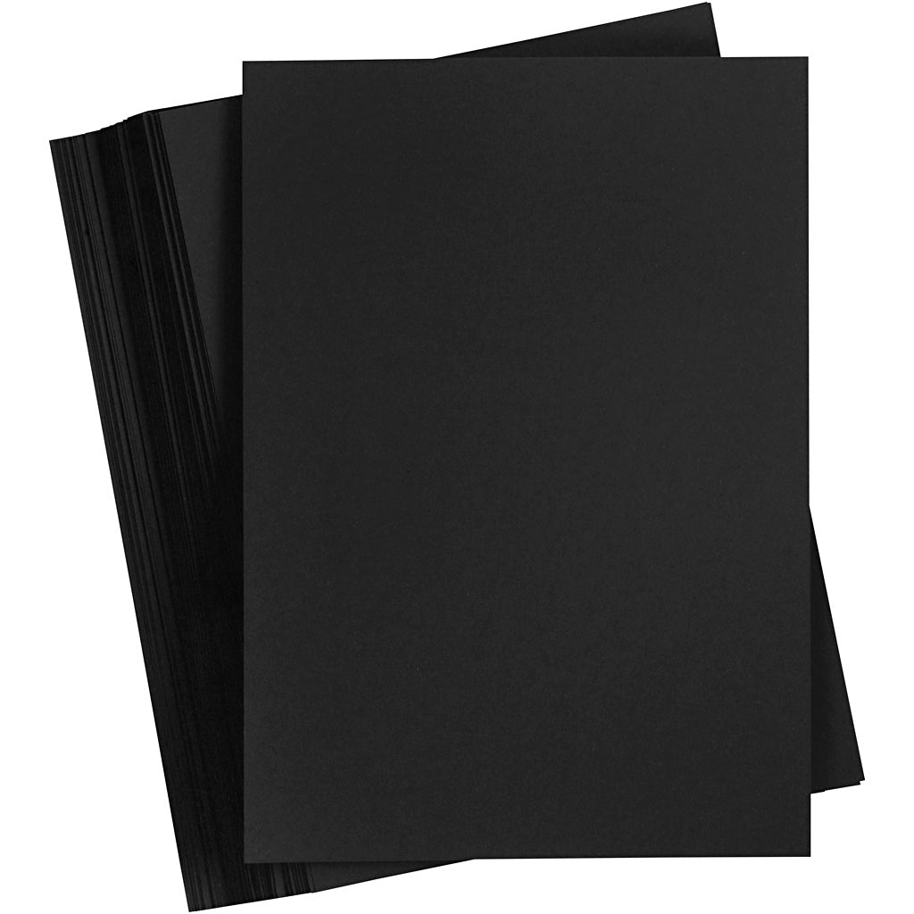 Https: www.cchobby.nl gekleurd-karton-a5-vel-148x210-mm-200-gr-zwart-100-vel-1-doos