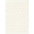 Creativ Company Musterkarton, Blattgröße 10,5 x 15 cm, 200 g, cremeweiß, 10 Stück, 1 Schachtel