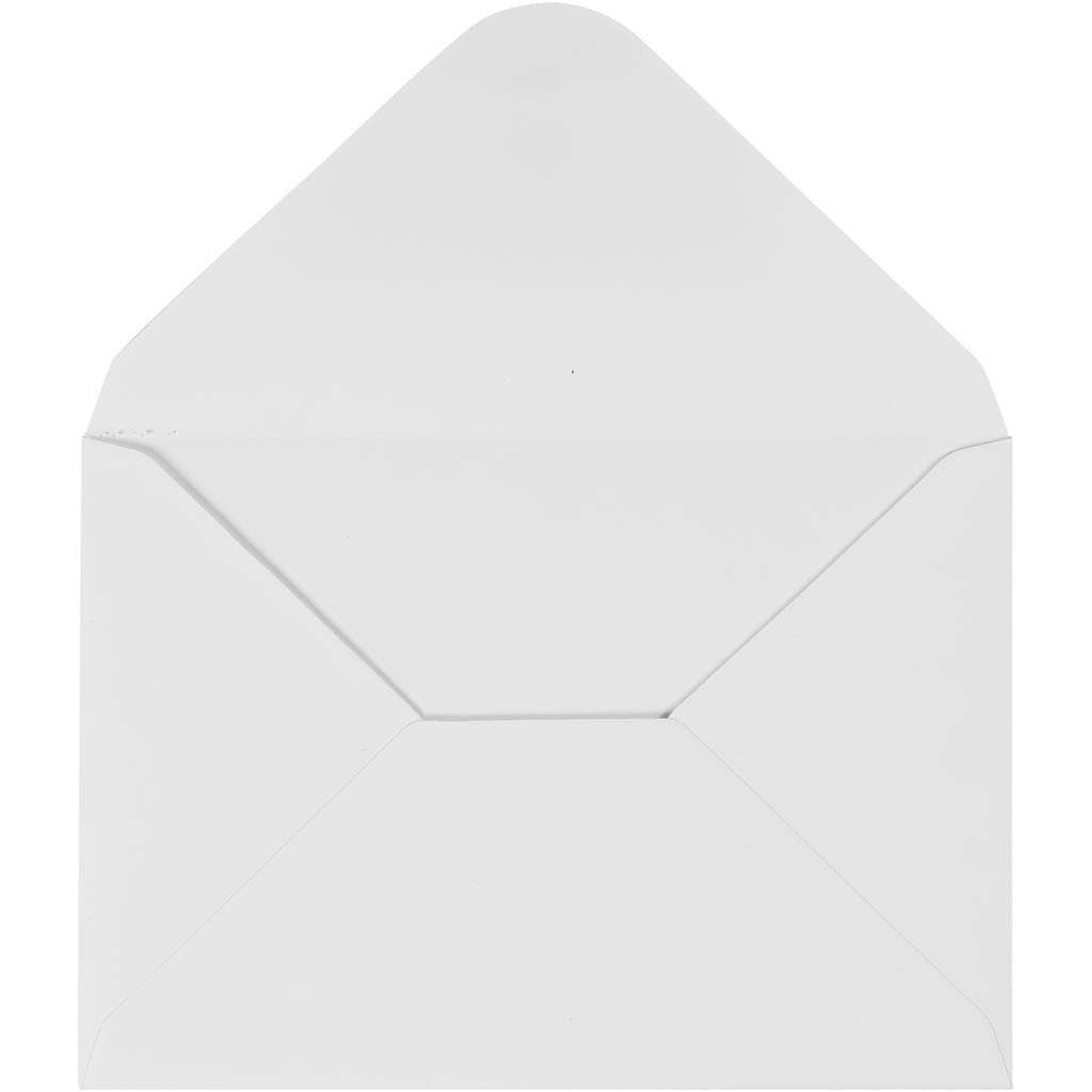 Creativ company envelop wit 110gr, 10st.