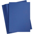 Gekleurd karton, a4, vel 210x297 mm, 180 gr, donkerblauw, 100 vel 1 doos
