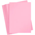 Gekleurd karton, a4, vel 210x297 mm, 180 gr, lichtroze, 100 vel 1 doos