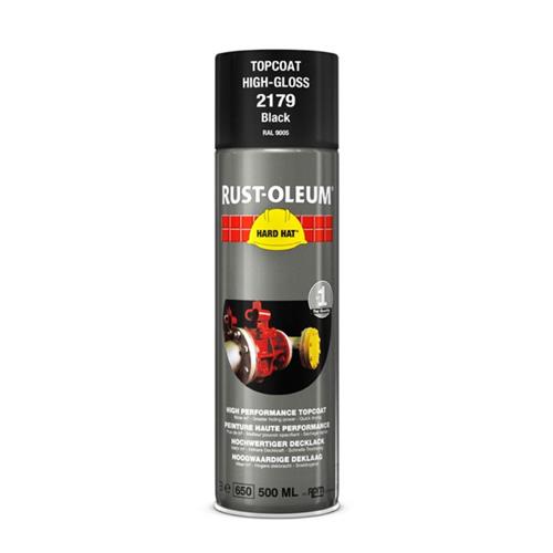 Rust-oleum spuitbus zwart glans ral9005 500ml