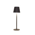 Anna's collection led tafellamp metaal mat zwart 9x27,5cm
