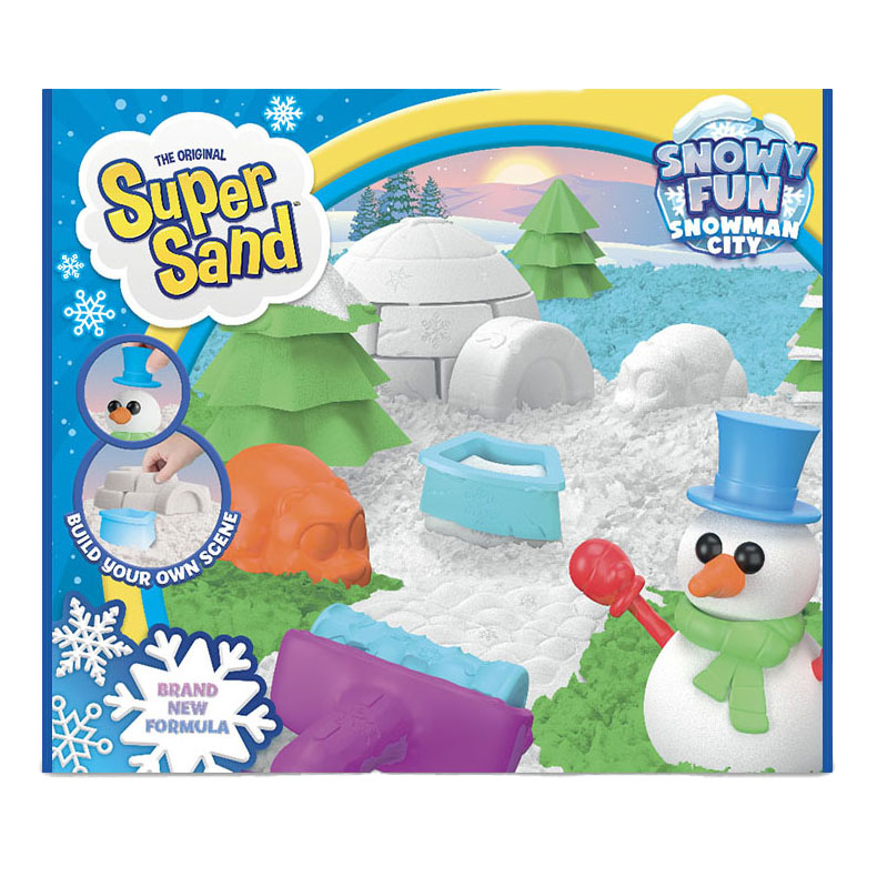 Super Sand Snowy Fun - Schneemannstadt-Spielset