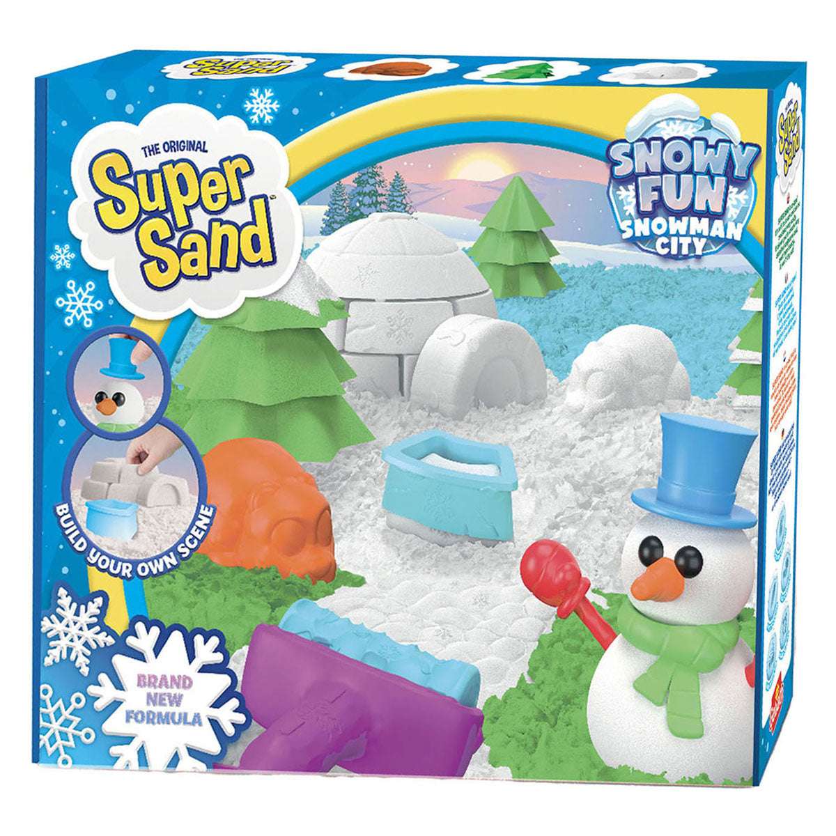 Super Sand Snowy Fun - Schneemannstadt-Spielset