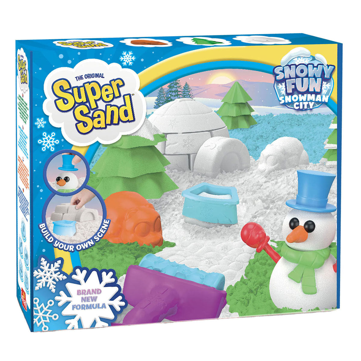 Super Sand Snowy Fun - Schneemannstadt-Spielset