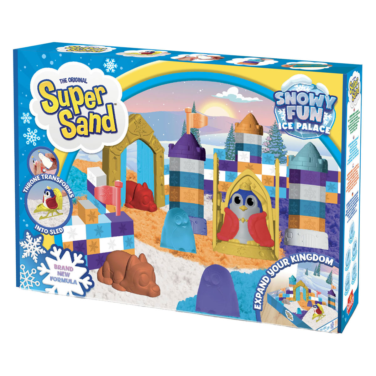Goliath Games Super Sand-Schneespaß Eispalast Spielset