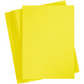 Gekleurd karton, a6, vel 105x148 mm, 180 gr, sun yellow, 100 vel 1 doos