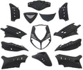 Edge plaatset 13-delig voor peugeot speedfight 2 - mat zwart