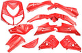 13-teiliges Kantenschutz-Set für Peugeot Speedfight 2 – Ferrari-Rot