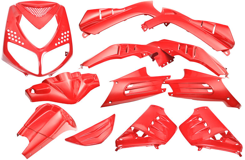 13-teiliges Kantenschutz-Set für Peugeot Speedfight 2 – Ferrari-Rot