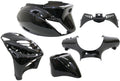Edge Storge 5-teiliges Set für Piaggio Zip-SP ab Baujahr 2000 – Schwarz-Metallic