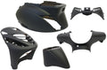 Edge plaatset 5-delig voor piaggio zip-sp vanaf bouwjaar 2000 - mat zwart