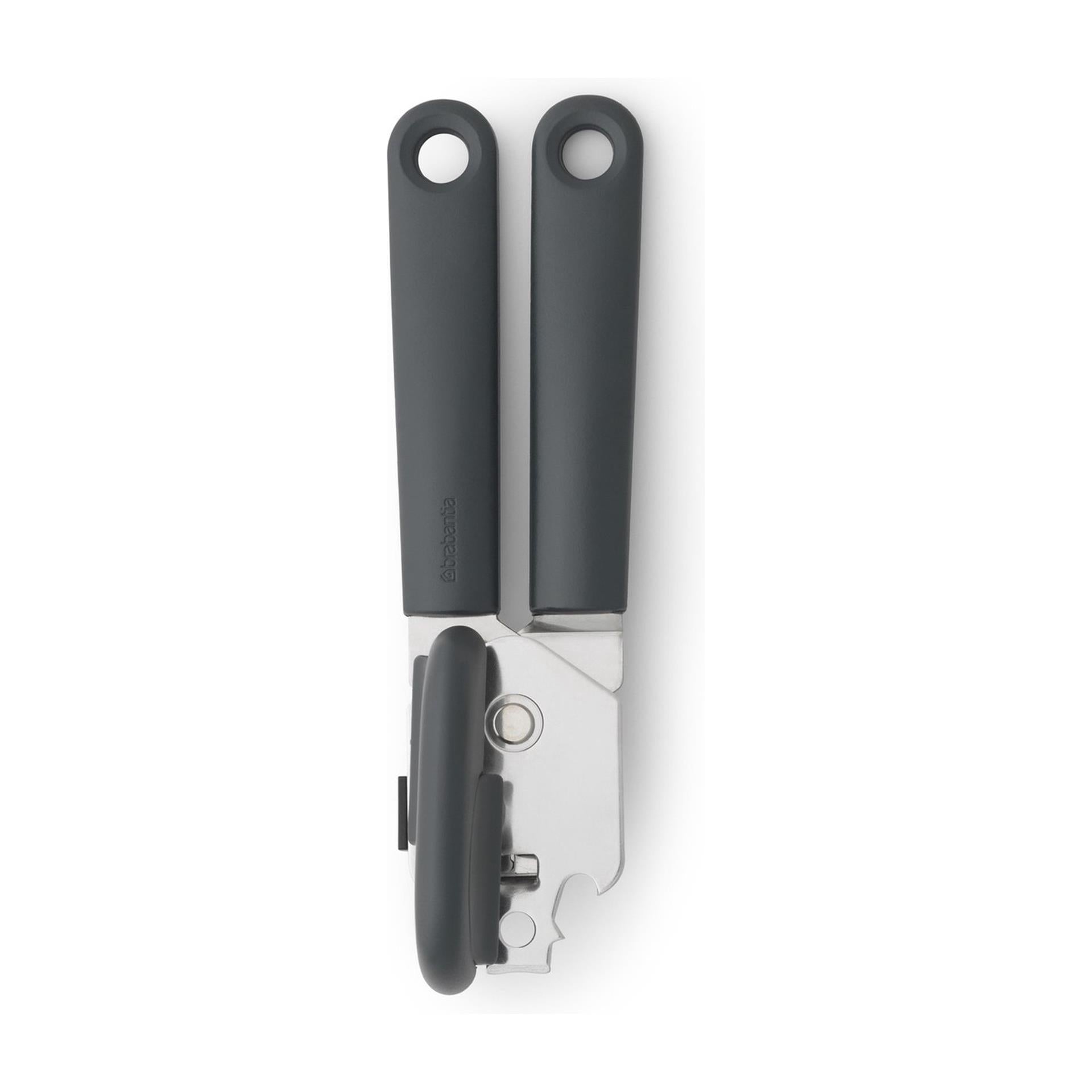 Brabantia tasty+ blikopener plus flesopener - dark grey