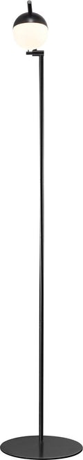 Nordlux contina-vloerlamp-g9-opaal glas zwart