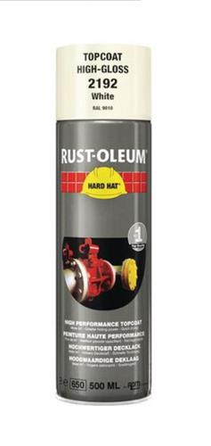 Rust-oleum spuitbus wit ral9010 500ml